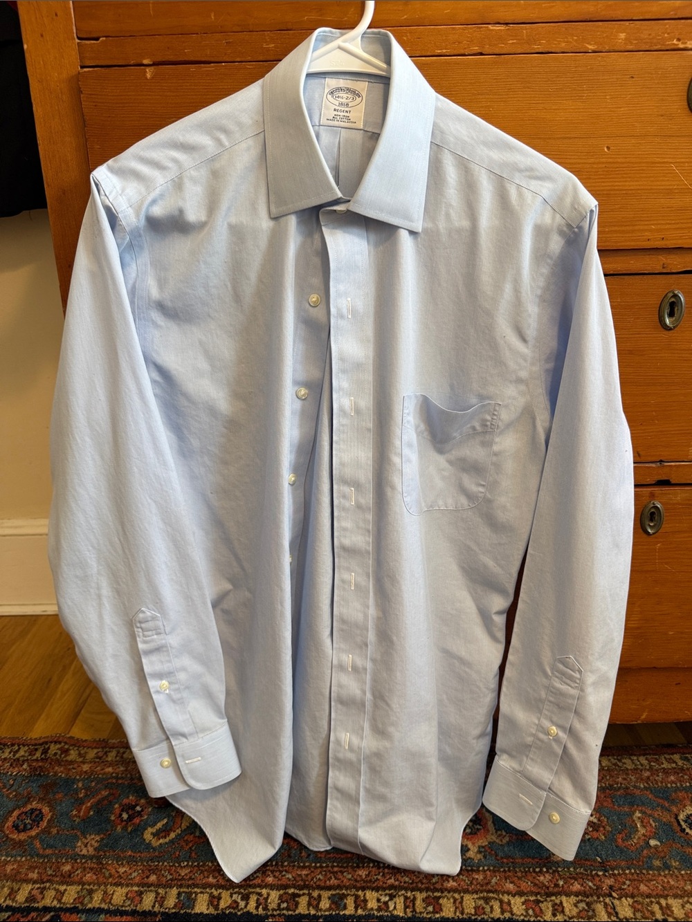 Brooks Brothers Blue Dress Shirt 14.5 32 33
